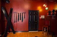 rooms dungeon room red play bondage chicago bdsm cross rentals sex st wall spanking leather equipment bench rent andrew decor