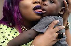 kissing son laide bakare child tongue her abuse lips slam licks nairaland fans nigeria sons celebrities fire under africa nollywood