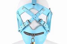 mouth bondage leather zipper harness sex mask hood games bdsm gear lock headgear restraints slave gag erotic head cover sexy
