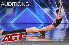 acrobatic duo agt talent audition shocking sexiest funzug