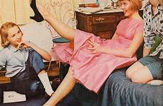 girls teen stockings retro teens bobby girl slips socks 1950s vintage chinese young downblouse 1956 1960s china bikini high heels
