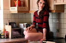 upskirt dyer imogen wallpaper kitchen panties model girl wallls