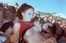 concert crowd groped boob fingered surfing concerts stripped leenks xxgasm