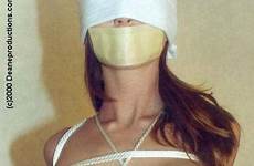 blindfolded tumbex gagged tied blindfold bound gag tape ball tumblr damsel exposed
