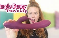 dog rabbit tracy vibrator purple bunny review