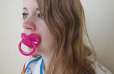 pacifier hot pink adult pacifiers