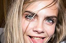 cara delevingne tongue fashion her punch model fakes backstage do photographer dream night celebrity sticking attractive paris blowjob week facial