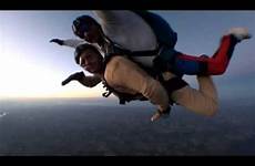 naked skydiving jump