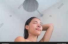 hot woman shower showering taking young girl water warm asian