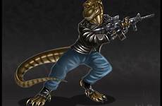 anthro rex deviantart commission king humanoid human savage vigilante city drawings