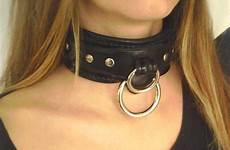 collar slave bdsm leather bondage collars submissive sub