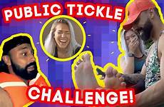 tickle challenge public embarrassing