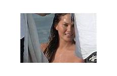 chrissy teigen nude beach candid naked upskirt pussy celeb miami caught model