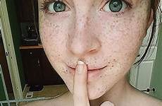 eyes green danielle boker imgur teen freckles thechive article girl redhead face