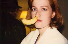 gillian anderson banana nose rarely seen celebrity her techeblog