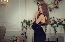 undressing women bras brunette wallpaper lace hair long dress ismail face standing flowers wallhaven cc wallhere hd