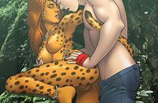 cheetah hentai superman dc xxx naked comics woman wonder oni luscious barbara minerva justice league ass supervillain foundry female rule