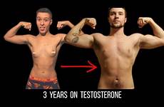 testosterone male female transition years