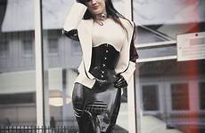 corset leder besuchen stiefel