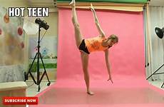 yoga teen challenge hot exercise girl stretching fitness