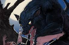 werewolf mensink peril frans werewolves luscious eroticmadscience pulp recreations drool