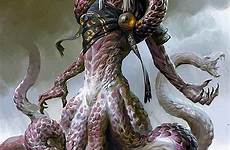 artstation mythical beasts zhiyang octopus yin dnd creature mythological