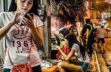 thailand bangkok prostitutes red light district stock