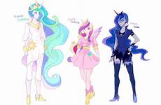 mlp human celestia luna cadence pony princesses princess little humans deviantart fighting anime google search 1280 girls con