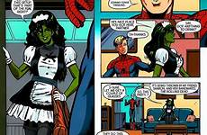 hulk spiderman maid shehulk memes komiks marvela