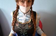 bondage anna princess hiragi natsuko disney distress frozen deviantart cosplay