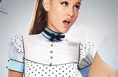 ariana tape celeb silky sinfully slit appears