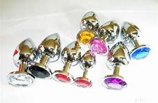 plug attractive butt stainless steel small jewelry anal plugs buttplug rosebud toys woman adult man sex larger 50pcs lot