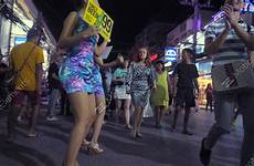 thai bar road girls bangla sex dancing phuket famous stock footage street people
