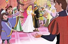 disney sleeping beauty wedding royal book aurora walt fanpop scans version characters english personagens
