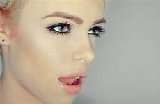mouth face open lips blonde wallpaper licking eyes girl woman women beauty model blue smile beautiful profile lip eye body