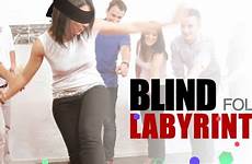 blindfold trust labyrinth