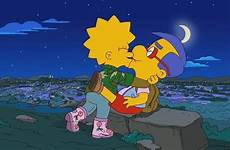 milhouse simpsons kisses