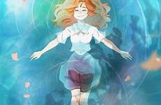 floating water anime drawing girl underwater character reference draw poses pool visit girls realistic haired