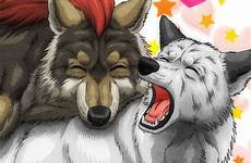 wolf hug deviantart furry drawings animals takeru oto paintings