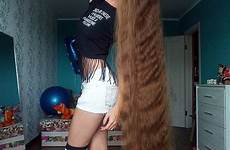 hair long rapunzel woman years russian old year six her gubanova real daria feet she blonde cut beauty life people