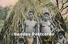 family nude native topless africa german woman bushmen san west south hippostcard open 1910s