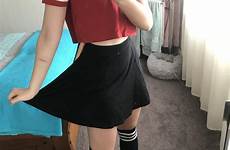 thigh highs femboy skirt provided been high stockings reddit