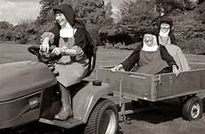 nuns jumping surprising convent roller everyday joyfully coasters skates visitation vintag