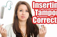 tampon insert first time correctly demonstration