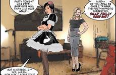 sissy maid frilly servant silly prissy femdom captions maids entransed hypnotized dani transgender feminized