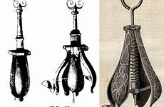 pear anguish torture medieval device women used witchcraft causing rarely thus infections washed frequently very credit2 credit1 accused against