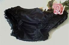 nylon frilly sissy maid panties knickers silky larger