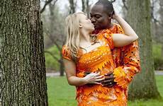 african mixed couples nigerian wedding women interracial couple men marriage biracial stunning their lace marry king absolutely ghanaian traditional beautiful