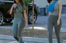 jenner yeezy matching arrive spotted calabasas debuts bossip