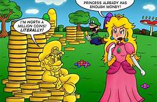 mario peach gabasonian luigi super gold deviantart bros likes princess funny comics coins board coin memes comic me nintendo silly